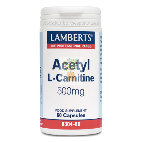 L-ACETIL CARNITINA 60 CAPSULAS LAMBERTS