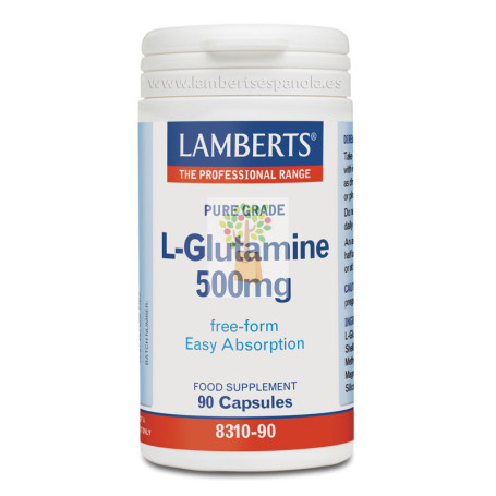 L-GLUTAMINA 90 CAPSULAS LAMBERTS