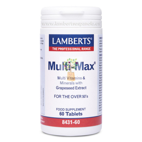 MULTI-MAX 60 TABLETAS LAMBERTS