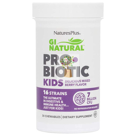 GI NATURAL PROBIOTIC KIDS 30 COMPRIMIDOS NATURE´S PLUS
