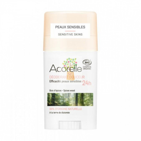 DESODORANTE EXTRA SUAVE MADERA DE BOSQUE 45Gr. STICK ACORELLE