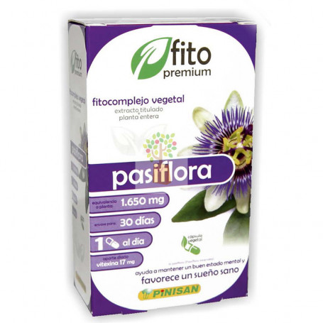FITO PREMIUM PASIFLORA 30 CAPSULAS PINISAN