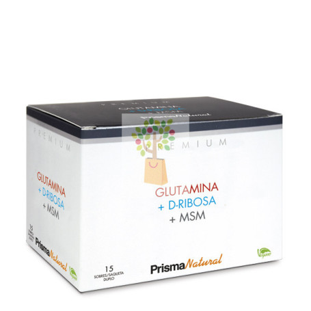 GLUTAMINA, RIBOSA Y MSM 15 STICKS PRISMA PREMIUM