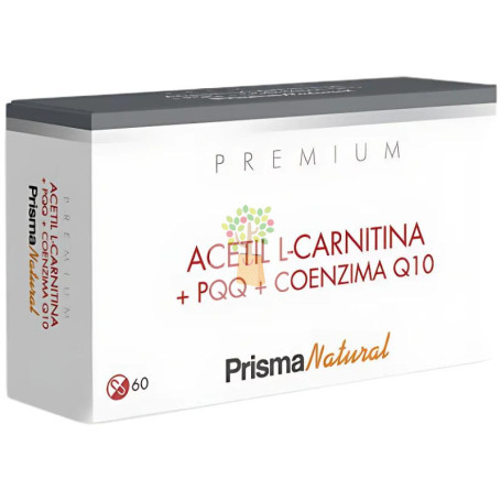 ACETIL L-CARNITINA+PQQ+COENZIMA Q10 60 CÁPSULAS PRISMA NATURAL