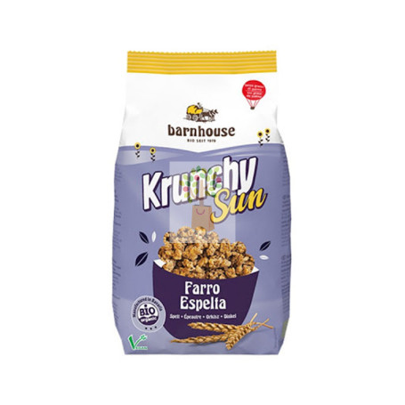 MUESLI KRUNCHY SUN TRIGO ESPELTA 375Gr. BARNHOUSE