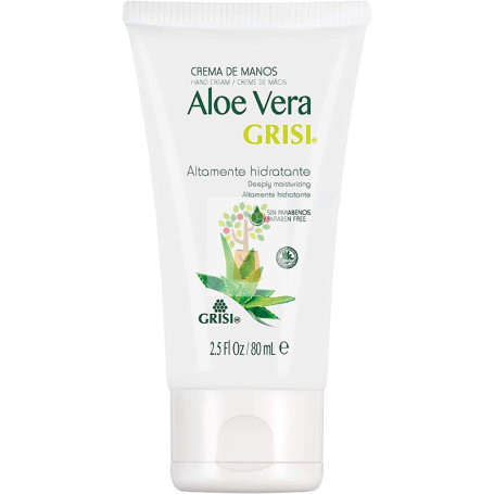 CREMA DE MANOS DE ALOE VERA 80Ml. GRISI