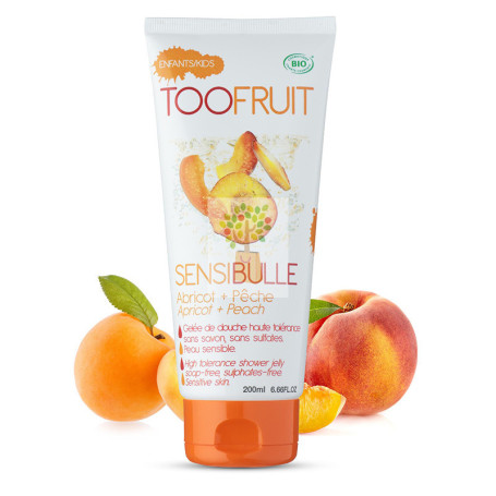 GEL DE DUCHA ALBARICOQUE Y MELOCOTON 200Ml. TOOFRUIT