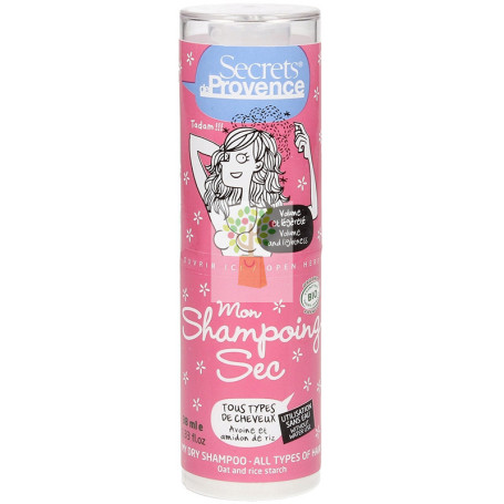 CHAMPU SECO ALMIDON DE ARROZ Y AVENA 38Ml. SECRETS DE PROVENCE