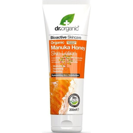 LOCION CORPORAL DE MIEL DE MANUKA 200Ml. DR. ORGANIC