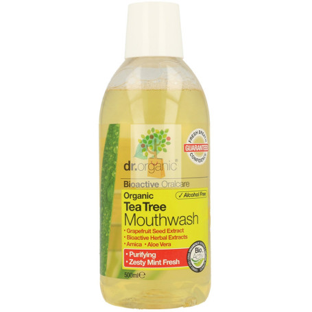 ENJUAGUE BUCAL DE ARBOL DEL TE 500Ml. DR. ORGANIC