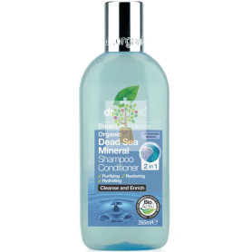 CHAMPU Y ACONDICIONADOR MAR MUERTO 265Ml. DR. ORGANIC