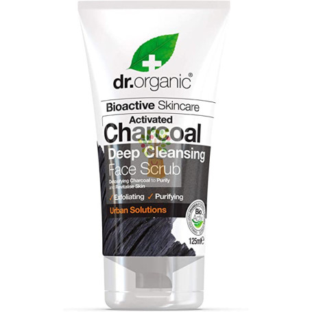 EXFOLIANTE FACIAL DE CARBON ACTIVADO 125Ml. DR. ORGANIC