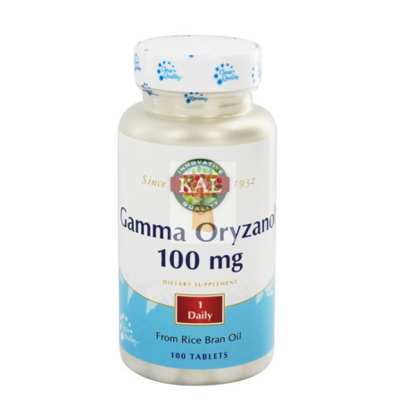 GAMMA ORYZANOL 100Mg. 100 TABLETAS KAL