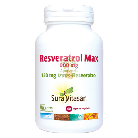 RESVERATROL MAX 60 CAPSULAS SURA VITASAN