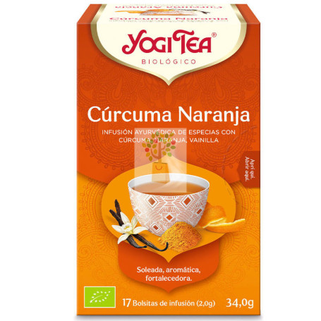 YOGI TEA CURCUMA NARANJA 17 FILTROS