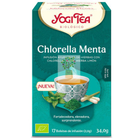 YOGI TEA MENTA CHLORELLA 17 FILTROS