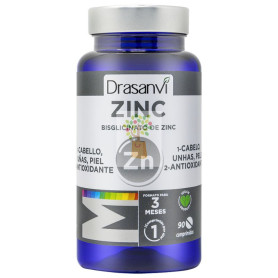 ZINC BISGLICINATO 90 COMPRIMIDOS DRASANVI