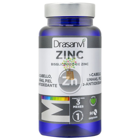 ZINC BISGLICINATO 90 COMPRIMIDOS DRASANVI