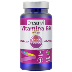 ACIDO FOLICO 400Mcg. 90 COMPRIMIDOS DRASANVI