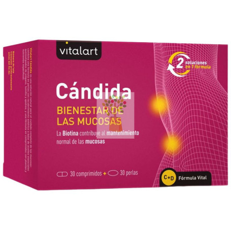 VITALART CÁNDIDA 30 COMPRIMIDOS + 30 PERLAS VITALART