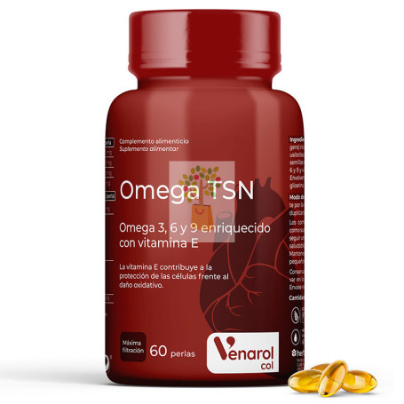 VENAROL OMEGA TSN 60 PERLAS HERBORA