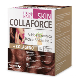 COLLAFORCE SKIN HAIR NAILS 20 AMPOLLAS DIETMED