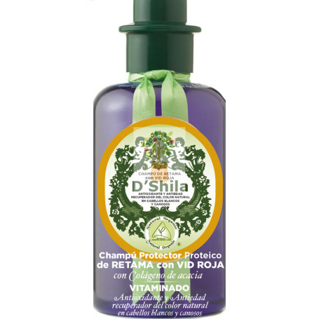 CHAMPU PROTEICO DE RETAMA CON VID ROJA 300Ml. SHILA