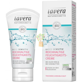 CREMA DE DIA NUTRITIVA BASIS SENSITIV 50Ml. LAVERA