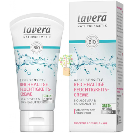 CREMA DE DIA NUTRITIVA BASIS SENSITIV 50Ml. LAVERA