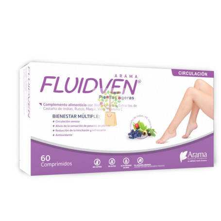 FLUIDVEN 60 COMPRIMIDOS ARAMA NATURAL PRODUCTS