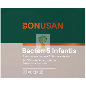 BACTERI 5 INFANTIS 28 SOBRES BONUSAN