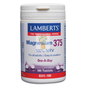 MAGNESIO 375 180 TABLETAS LAMBERTS