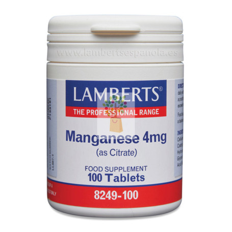 MANGANESO 100 TABLETAS LAMBERTS