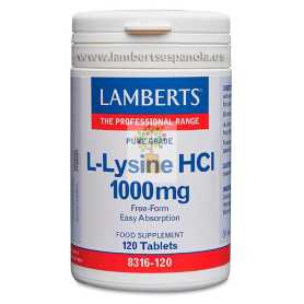 L-LISINA 120 TABLETAS LAMBERTS