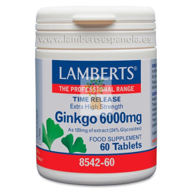 GINKGO BILOBA 6.000Mg. 60 TABLETAS LAMBERTS