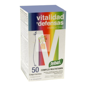 VITAMINAS COMPLEX MILTIVITAMIN 50 COMPRIMIDOS SANTIVERI