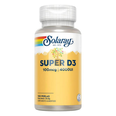 SUPER D3 4000UI 100 PERLAS SOLARAY