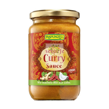 SALSA DE CURRY PICANTE 350Ml. RAPUNZEL