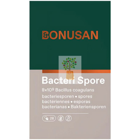 BACTERI SPORE 28 CÁPSULAS BONUSAN