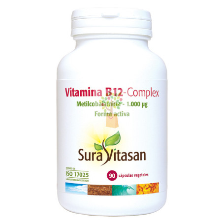 VITAMINA B12 COMPLEX 90 CAPSULAS SURA VITASAN