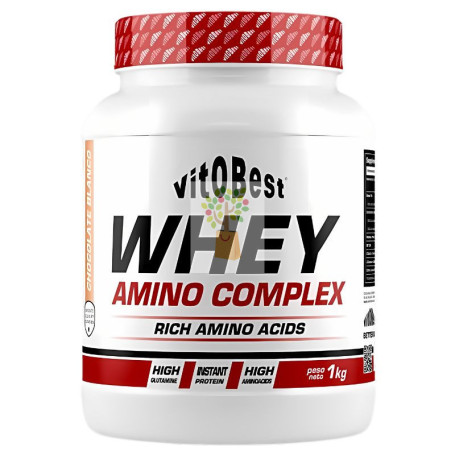 WHEY AMINO COMPLEX SABOR CHOCOLATE BLANCO 1KG VIT.O.BEST