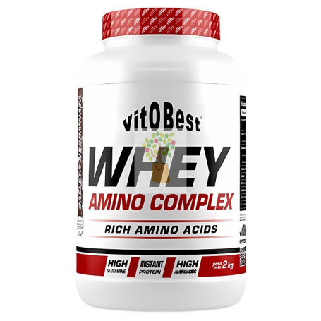 WHEY AMINO COMPLEX SABOR GALLETA NEGRA CON NATA 2KG VIT.O.BEST