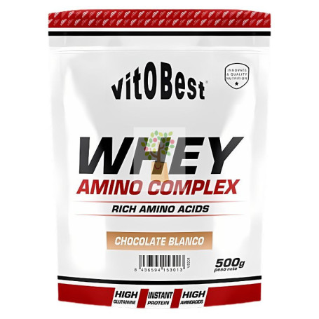 WHEY AMINO COMPLEX SABOR CHOCOLATE BLANCO 500G VIT.O.BEST