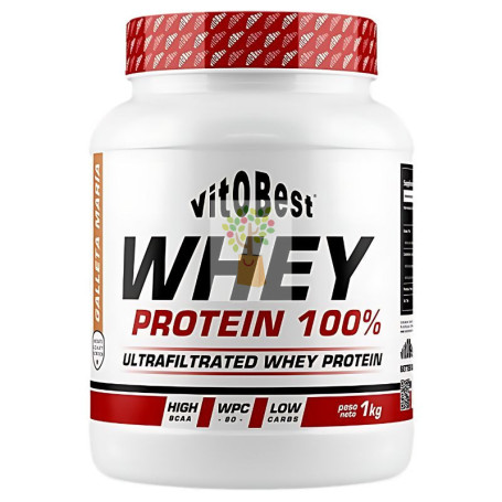 WHEY PROTEIN 100% SABOR GALLETA MARÍA 1KG VIT.O.BEST
