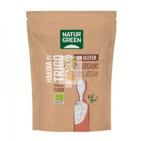 HARINA DE TRIGO SARRACENO SIN GLUTEN 500Gr. NATURGREEN