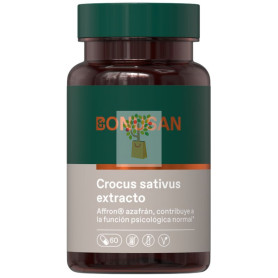 CROCUS SATIVUS EXTRACTO 60 CÁPSULAS BONUSAN