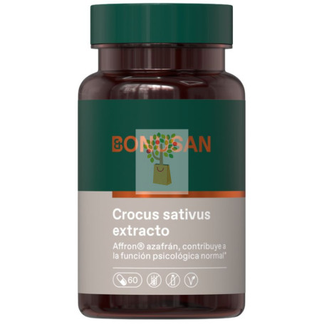 CROCUS SATIVUS EXTRACTO 60 CÁPSULAS BONUSAN