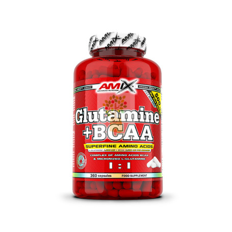 GLUTAMINE+BCAA 360 CAPS AMIX