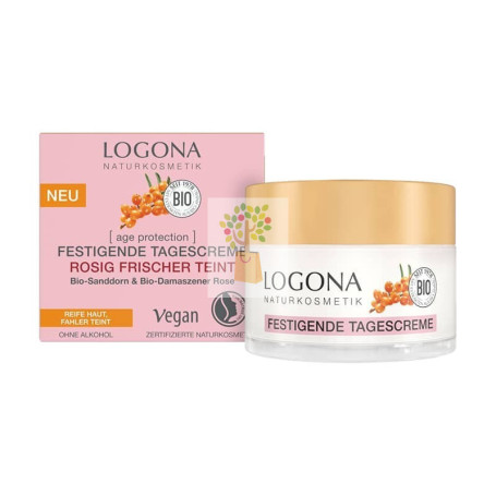 CREMA DIA REAFIRMANTE ROSADA AGE PROTECTION LOGONA