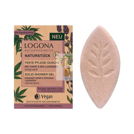 GEL DUCHA SOLIDO CAÑAMO BIO & LAVANDA BIO LOGONA